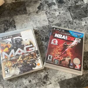 ps3 games: NBA 2k12 |+ MAG (PlayStation PS3
